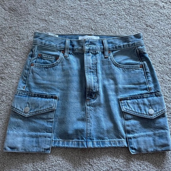Denim forum cargo skirt size 24 - Picture 1 of 2